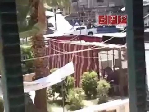 دوما جمعة الله معنا حصار جامع الكبير 5-8-2011