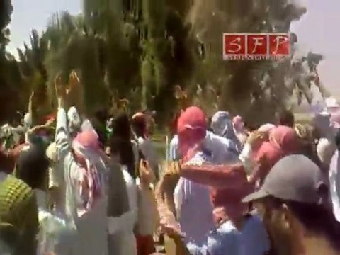 ‫ديرالزور - الميادين - الدعاء - جمعة الله معنا - 5-8-2011