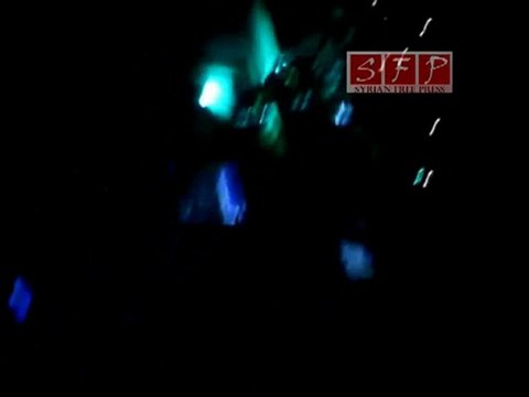 جمعة الله معنا مظاهرة مسائيه في الرمل اللاذقية 5-8-2011