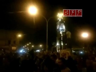 اكبر مظاهرة في لبنان ساعة التل طرابلس نصرة لشعب سوريا وكأنك في حماة 6 8 2011