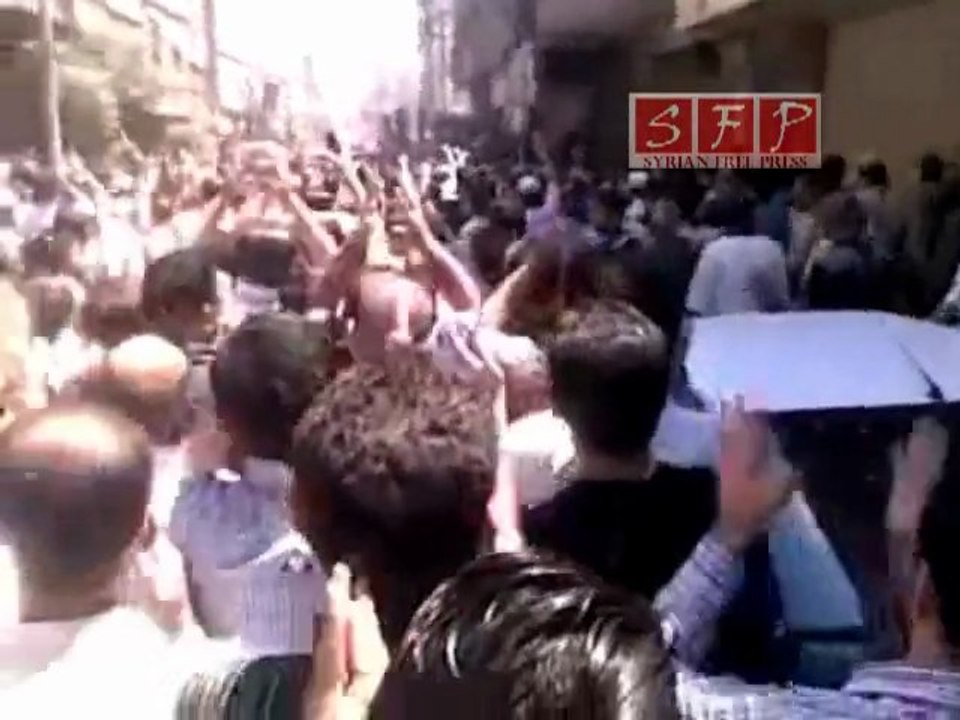 تشيع الشهداء في مدينة عربين 6 رمضان 6-8-2011