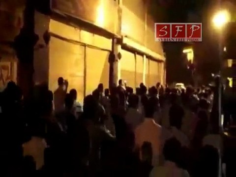 دمشق حي القدم مظاهرة مسائية 7-8-2011