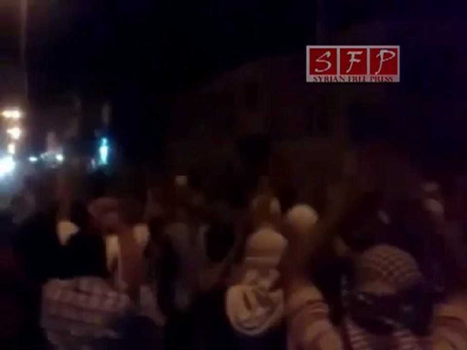 ريف دمشق الضمير - مظاهرة رغم التواجد الأمني الكثيف 7-8-2011