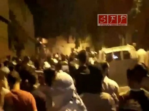 مظاهرة مسائية في حي القدم بدمشق 7-8-2011