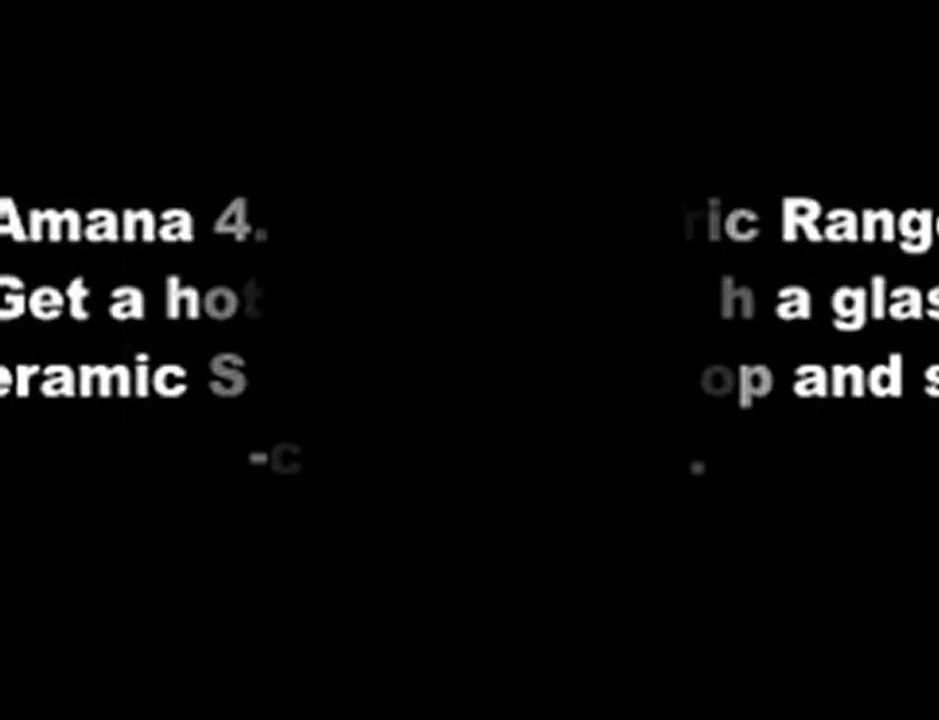 Amana 4.8 cu. ft. Self-Cleaning Electric Range, AER5844VAW, White