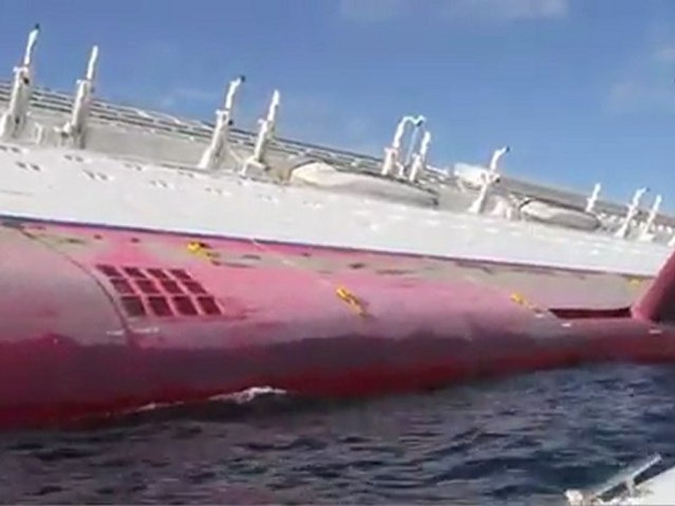 Isola del Giglio - Costa Concordia - VVF ricognizione concordia