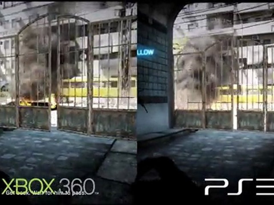 Battlefield 3 gameplay PS3 vs Xbox comparison