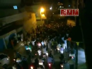 إدلب بنش مظاهرات رغم الحصار  10-8-2011