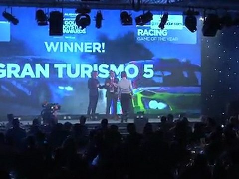 GamesMaster Golden Joystick Awards 2011 - Best Racing Award Presentation