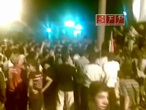 إدلب جرجناز مظاهرات بعد التراويح 10-8-2011