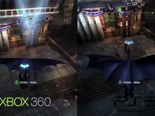 Batman: Arkham City PS3 vs Xbox 360 gameplay