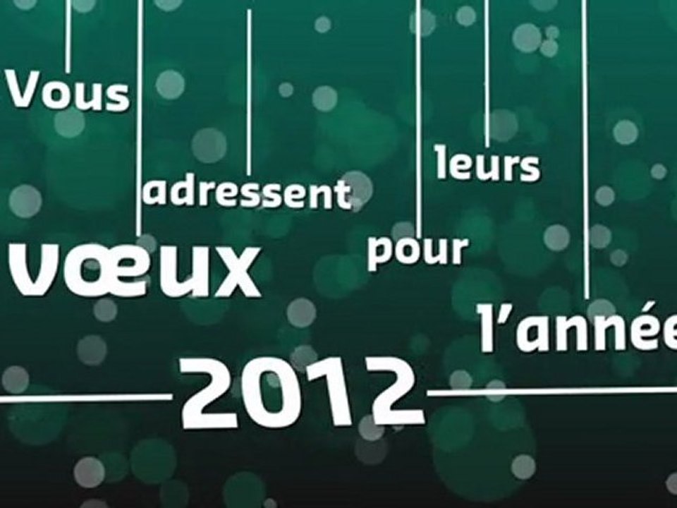 Bonne et heureuse année 2012