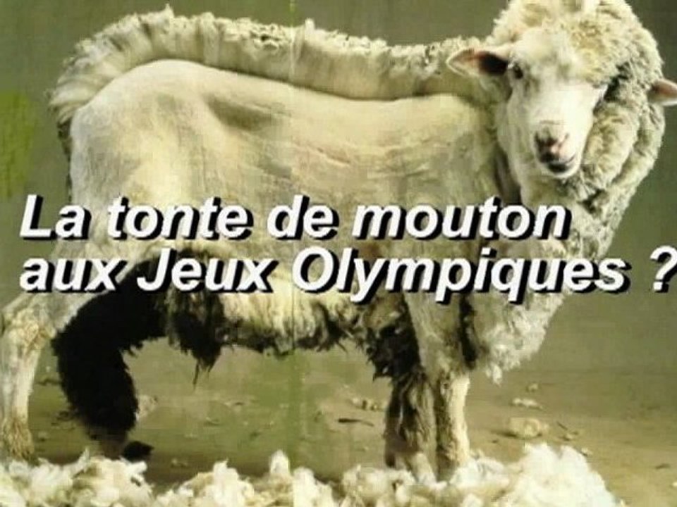 La tonte de moutons aux Jeux Olympiques ?