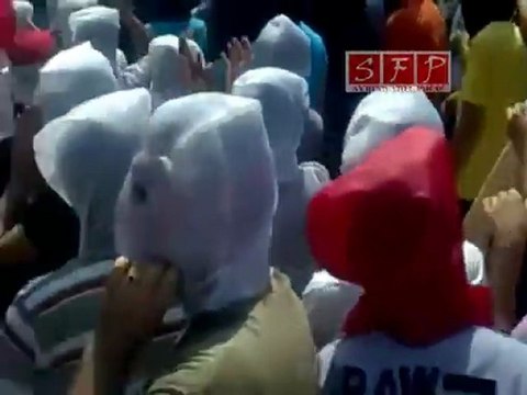 جبلة في جمعة لن نركع إلا لله هي ويا الله يلعن روحك يا نصر الله 12 8 2011