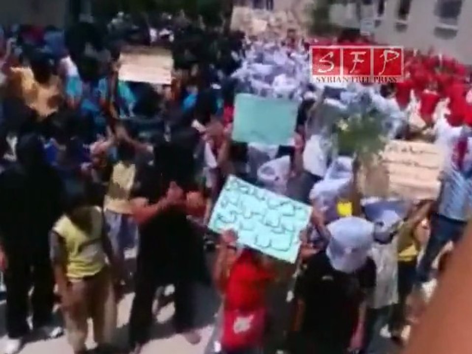 مدينة جبلة - مظاهرات جمعة لن نركع إلّا لله 12-8-2011