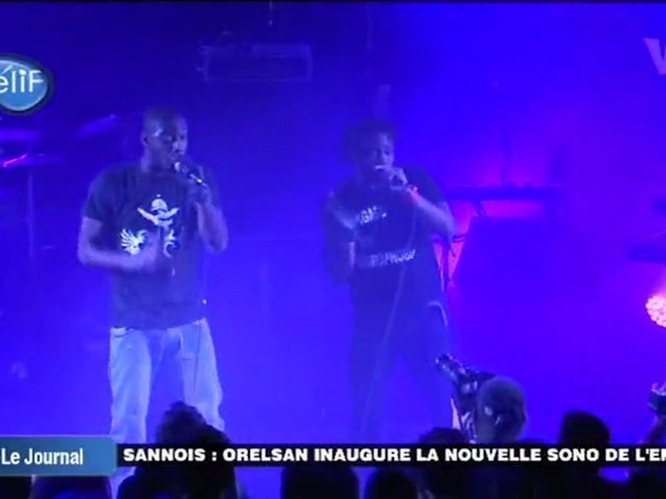 Orelsan inaugure la nouvelle sono de l’EMB (Sannois)