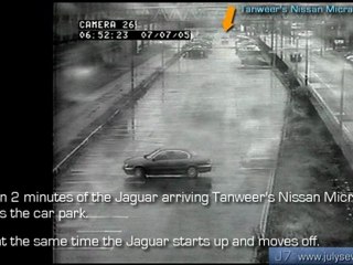 7/7 curious movements of a Jaguar and Luton station car park on 28th June 2005 and 7th July 2005