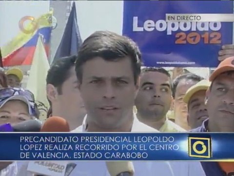 Leopoldo López: La primera responsabilidad en la inseguridad es del gobierno y los poderes públicos
