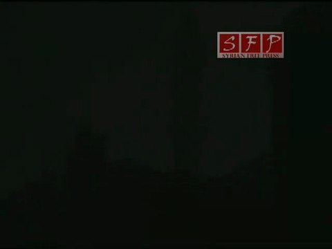 فري برس|تلبيسة اطلاق نار كثيف و قصف مأذنة مسجد 12-8-2011