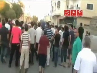 فري برس | جمعة لن نركع درعا طريق السد 12-8-2011
