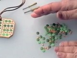 Free Polymer Clay Projects: Mosaic Pendant Pt. 1