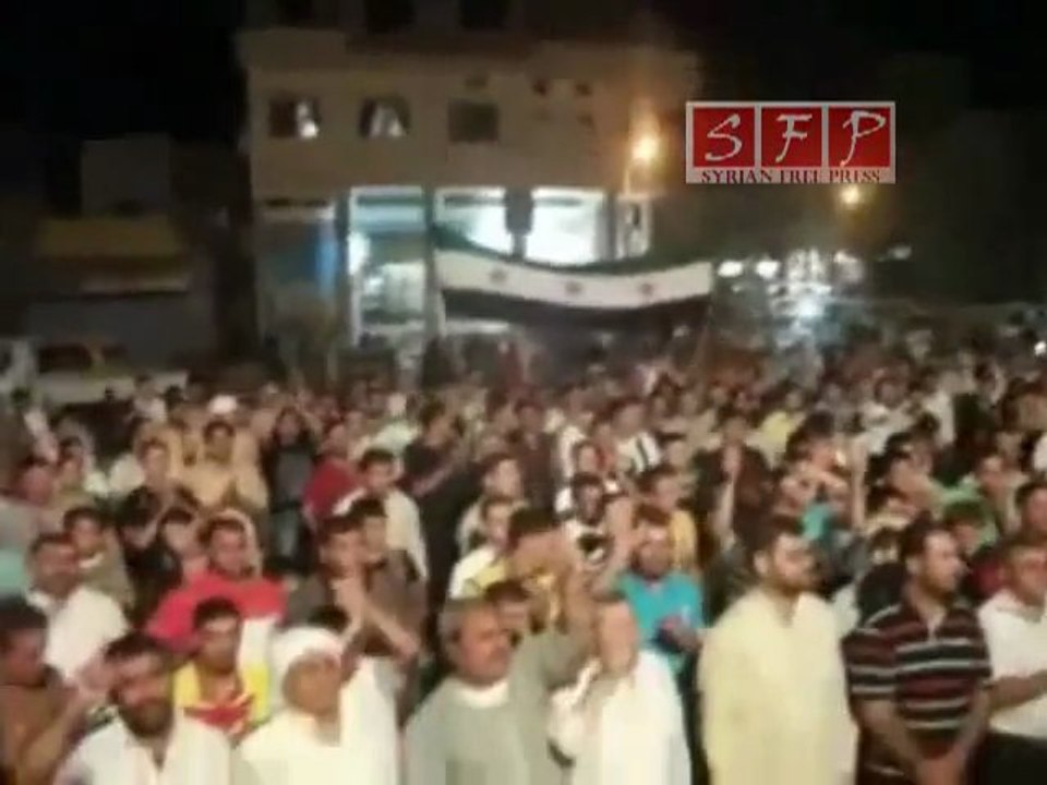 فري برس - ادلب بنش - مسائية بعد التراويح 14 رمضان 14-8-2011