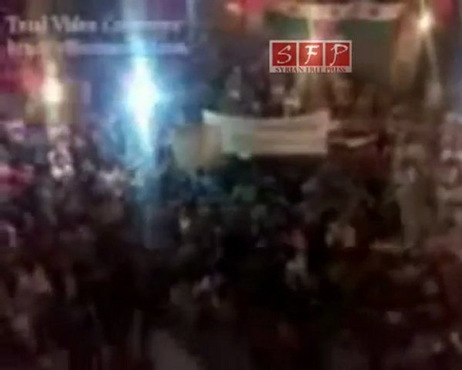 فري برس || إدلب  جبل الزاوية مسائية كفرعويد 13-8-2011