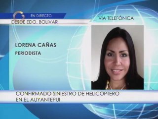 Sin sobrevivientes localizan helicóptero siniestrado en el Auyantepuy