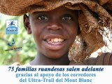 Los corredores de la Ultra-Trail de Mont-Blanc® apoyan a las familias ruandesas