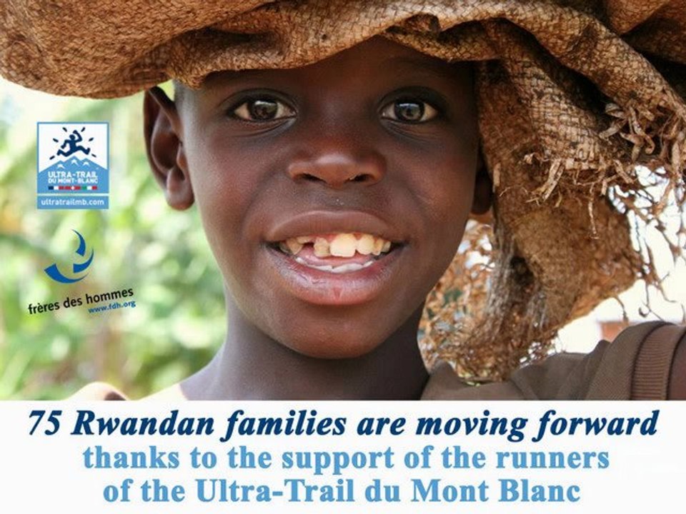 75 Rwandan families are moving forward thanks to the support of the runners of the Ultra-Trail du Mont Blanc