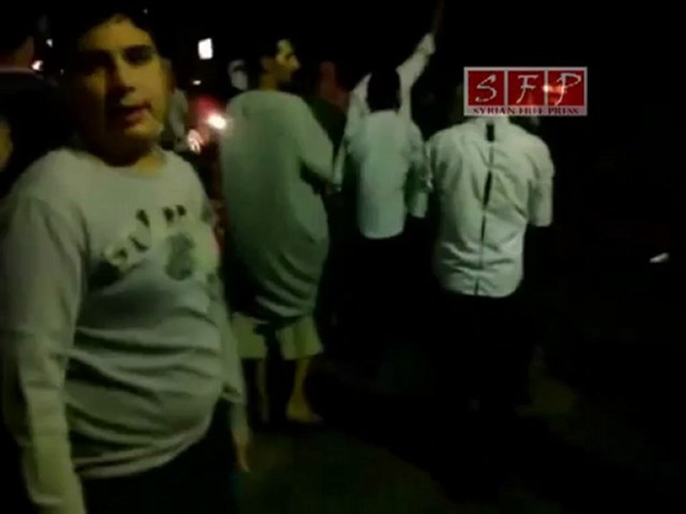 فري برس - دمشق - حي القابون الأثنين لن نركع 16-8-2011