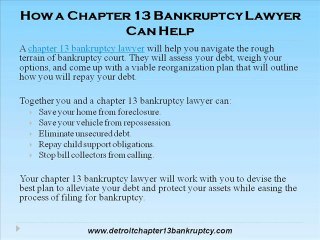 Why You Need a Chapter 13 Bankruptcy Lawyer