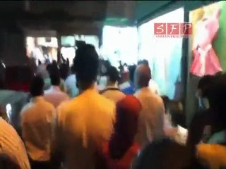 فري برس   دمشق   17 آب مظاهرة كورنيش الميدان المسائية 12 ليلاً 17 8 2011