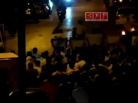 فري برس - إدلب مظاهرات المدينة نصرة للاذقية 16-8-2011