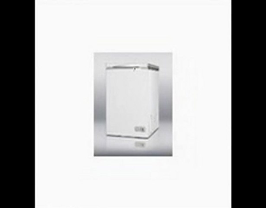 Manual Defrost Chest Freezer, Lid with Lock, White