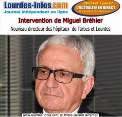 Miguel Bréhier, nouveau directeur des hôpitaux de Tarbes et Lourdes
