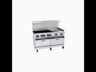 60-in Range w 6-Burner, 24-in Griddle & 2-Standard Ovens, LP