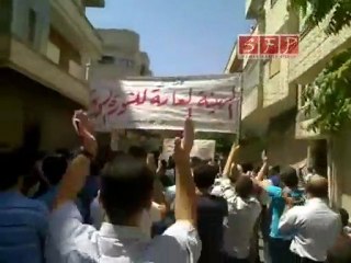 فري برس - حمص حي الميدان جمعة بشائر النصر 19-8-2011