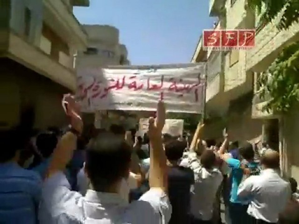 فري برس - حمص حي الميدان جمعة بشائر النصر 19-8-2011