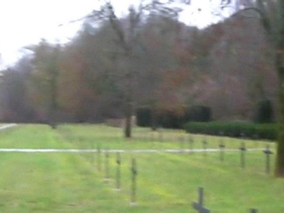 Visite du cimetiére militaire allemand de Dompierre (Oise) 19.01.2012