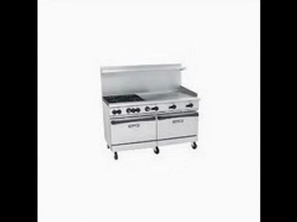 60-in Range 4-Burner, 36-in Griddle & 2-Standard Ovens, LP