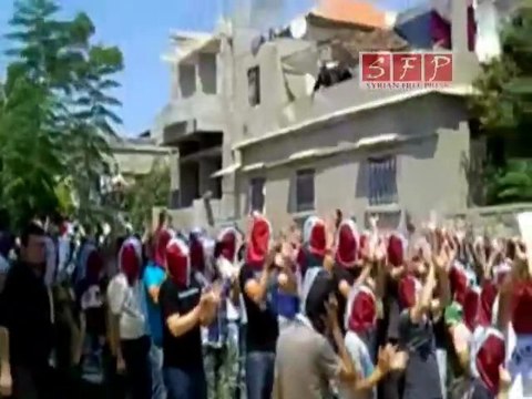 فري برس - جبلة مظاهرة جمعة بشائر النصر 19-8-2011