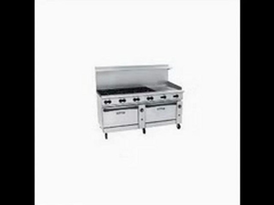 72-in Range w, 8-Burner, 24-in Griddle, 2-Standard Ovens, NG