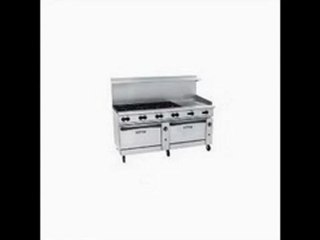 72-in Range w, 8-Burner, 24-in Griddle, 2-Standard Ovens, NG