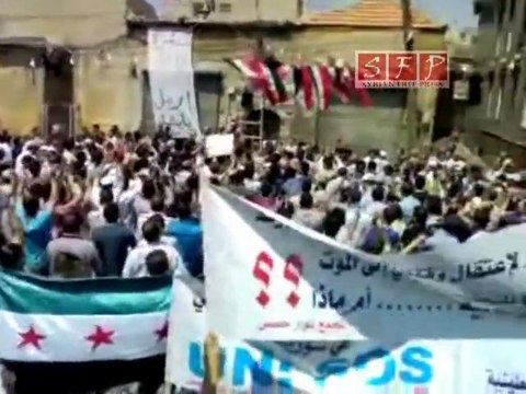 فري برس حمص باب هود جمعة بشائر النصر رسالة لآل مكتوم 19 8 2011