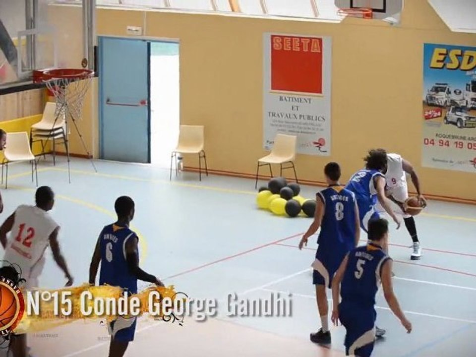 Guinée basketball highlights CONDE GEORGE GHANDI (AGUIBASKET)