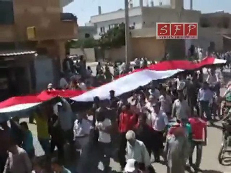 فري برس - جمعة بشائر النصر مدينة طفس الحره 19-8-2011