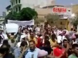 إدلب مظاهرة مدينة سراقب جمعة بشائر النصر 19 8 2011