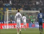 هدف انترميلان الاول فى مرمى جنوى كاس ملك ايطاليا 19-1-2012