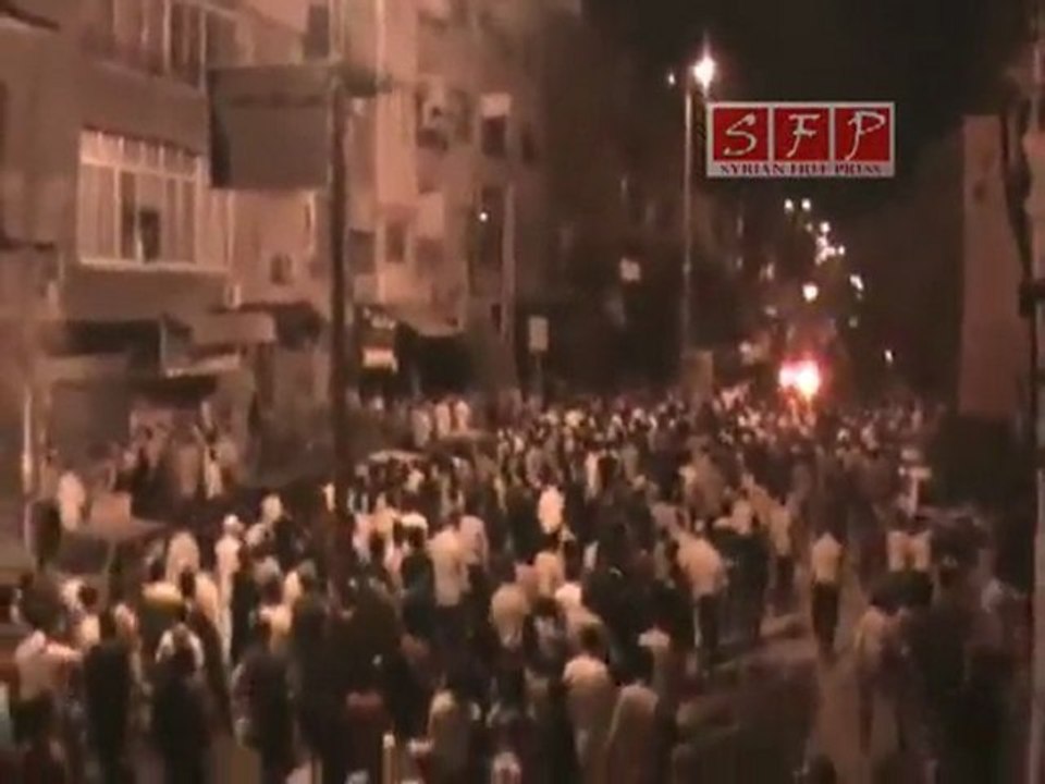 فري برس - حرستا - مسائية جمعة بشائر النصر - 19-8-2011